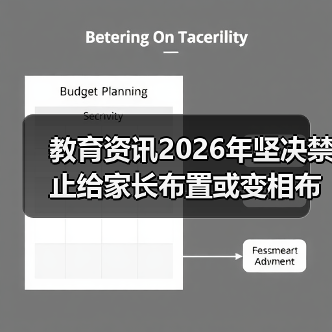 教育资讯2026年坚决禁止给家长布置或变相布置作业:我踩过的坑和教训(图4) 教育资讯2026年坚决禁止给家长布置或变相布置作业:我踩过的坑和教训(图4)
