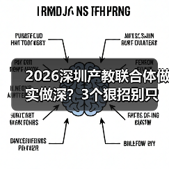 2026深圳产教联合体做实做深?3个狠招别只挂牌(图3) 2026深圳产教联合体做实做深?3个狠招别只挂牌(图3)