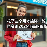 花了三个月才搞懂：教育资讯2026年高职单招取消推荐保送生统一考试选拔，到底怎么考？（图4）