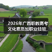 2026年广西职教高考:文化素质加职业技能,到底改变了什么(图2) 2026年广西职教高考:文化素质加职业技能,到底改变了什么(图2)