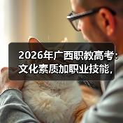 2026年广西职教高考:文化素质加职业技能,到底改变了什么(图3) 2026年广西职教高考:文化素质加职业技能,到底改变了什么(图3)