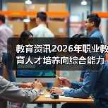 教育资讯2026年职业教育人才培养向综合能力提升转变,到底改了什么?(图3) 教育资讯2026年职业教育人才培养向综合能力提升转变,到底改了什么?(图3)
