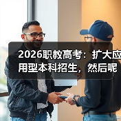 2026职教高考:扩大应用型本科招生,然后呢?(图3) 2026职教高考:扩大应用型本科招生,然后呢?(图3)