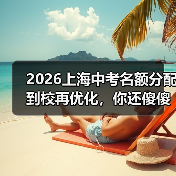 2026上海中考名额分配到校再优化,你还傻傻拼裸考?(图4) 2026上海中考名额分配到校再优化,你还傻傻拼裸考?(图4)