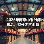 2026年南京中考时间公布后,家长该焦虑吗(图1) 2026年南京中考时间公布后,家长该焦虑吗(图1)