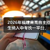 2026年福建普高自主招生纳入中考统一平台,对谁影响最大?(图3) 2026年福建普高自主招生纳入中考统一平台,对谁影响最大?(图3)