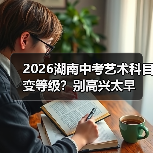 2026湖南中考艺术科目变等级?别高兴太早(图3) 2026湖南中考艺术科目变等级?别高兴太早(图3)