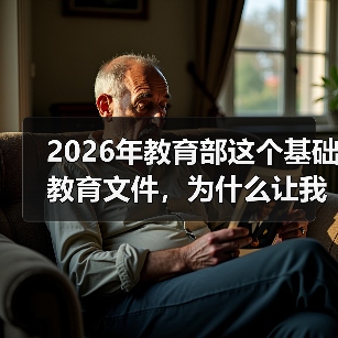 2026年教育部这个基础教育文件,为什么让我又焦虑又松口气?(图2) 2026年教育部这个基础教育文件,为什么让我又焦虑又松口气?(图2)