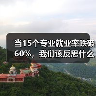 当15个专业就业率跌破60%,我们该反思什么(图1) 当15个专业就业率跌破60%,我们该反思什么(图1)