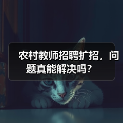 农村教师招聘扩招,问题真能解决吗?(图3) 农村教师招聘扩招,问题真能解决吗?(图3)