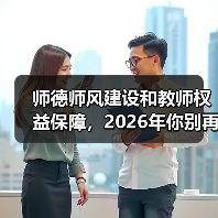 师德师风建设和教师权益保障,2026年你别再搞反了(图3) 师德师风建设和教师权益保障,2026年你别再搞反了(图3)