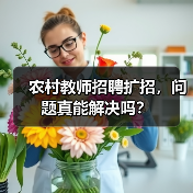农村教师招聘扩招,问题真能解决吗?(图4) 农村教师招聘扩招,问题真能解决吗?(图4)
