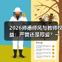 2026师德师风与教师权益:严管还是厚爱?一个老教师的实话(图3) 2026师德师风与教师权益:严管还是厚爱?一个老教师的实话(图3)