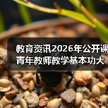 教育资讯2026年公开课青年教师教学基本功大赛扎堆4月,我差点被逼疯(图2) 教育资讯2026年公开课青年教师教学基本功大赛扎堆4月,我差点被逼疯(图2)