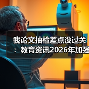 我论文抽检差点没过关:教育资讯2026年加强高校学位论文抽检和全过程管理(图4) 我论文抽检差点没过关:教育资讯2026年加强高校学位论文抽检和全过程管理(图4)