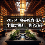 2026年高等教育毛入学率稳步提升,你的孩子还在焦虑什么?(图2) 2026年高等教育毛入学率稳步提升,你的孩子还在焦虑什么?(图2)