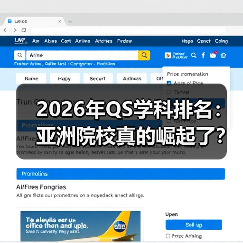2026年QS学科排名:亚洲院校真的崛起了?(图3) 2026年QS学科排名:亚洲院校真的崛起了?(图3)