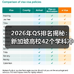 2026年QS排名揭秘：新加坡高校42个学科冲进全球前十，选校别再踩坑了（图2）