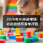 2026年AI杀进考场：智能命题组卷监考评卷，是福是祸？（图1）