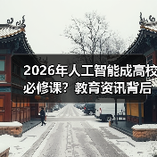 2026年人工智能成高校必修课?教育资讯背后的三个真相(图3) 2026年人工智能成高校必修课?教育资讯背后的三个真相(图3)