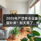 2026年严禁冬令营夏令营补课？别天真了，换个马甲照样卷（图4）