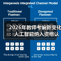 2026年教师考编新变化:人工智能纳入资格认证,你准备好了吗?(图4) 2026年教师考编新变化:人工智能纳入资格认证,你准备好了吗?(图4)