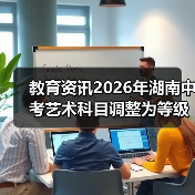 教育资讯2026年湖南中考艺术科目调整为等级呈现,别瞎焦虑(图1) 教育资讯2026年湖南中考艺术科目调整为等级呈现,别瞎焦虑(图1)