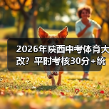 2026年陕西中考体育大改?平时考核30分+统一考试30分,家长别踩这些坑(图1) 2026年陕西中考体育大改?平时考核30分+统一考试30分,家长别踩这些坑(图1)