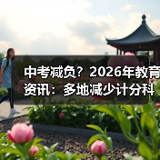 中考减负?2026年教育资讯:多地减少计分科目降低考试难度(图3) 中考减负?2026年教育资讯:多地减少计分科目降低考试难度(图3)