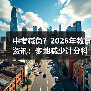 中考减负?2026年教育资讯:多地减少计分科目降低考试难度(图2) 中考减负?2026年教育资讯:多地减少计分科目降低考试难度(图2)