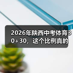 2026年陕西中考体育30+30,这个比例真的合理吗?(图2) 2026年陕西中考体育30+30,这个比例真的合理吗?(图2)