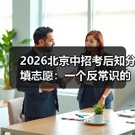 2026北京中招考后知分填志愿：一个反常识的观察（图2）