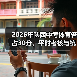 2026年陕西中考体育各占30分,平时考核与统一考试真的能平衡吗?(图3) 2026年陕西中考体育各占30分,平时考核与统一考试真的能平衡吗?(图3)