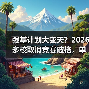 强基计划大变天?2026多校取消竞赛破格,单科加权成新宠(图1) 强基计划大变天?2026多校取消竞赛破格,单科加权成新宠(图1)