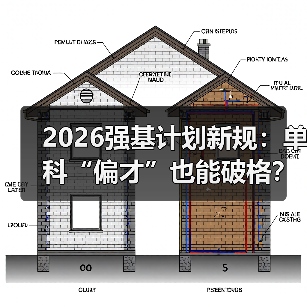 2026强基计划新规:单科“偏才”也能破格?别想得太美(图2) 2026强基计划新规:单科“偏才”也能破格?别想得太美(图2)