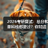 2026考研复试:总分和单科线都要过?你知道有多坑吗?(图2) 2026考研复试:总分和单科线都要过?你知道有多坑吗?(图2)
