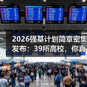 2026强基计划简章密集发布:39所高校,你真的看懂了吗?(图2) 2026强基计划简章密集发布:39所高校,你真的看懂了吗?(图2)
