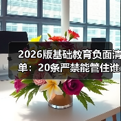 2026版基础教育负面清单：20条严禁能管住谁？（图2）