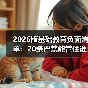 2026版基础教育负面清单：20条严禁能管住谁？（图4）