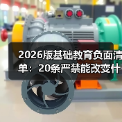 2026版基础教育负面清单:20条严禁能改变什么?(图3) 2026版基础教育负面清单:20条严禁能改变什么?(图3)
