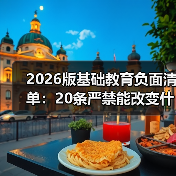 2026版基础教育负面清单:20条严禁能改变什么?(图4) 2026版基础教育负面清单:20条严禁能改变什么?(图4)