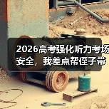 2026高考强化听力考场安全,我差点帮侄子带进一件作弊器(图1) 2026高考强化听力考场安全,我差点帮侄子带进一件作弊器(图1)