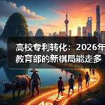 高校专利转化:2026年教育部的新棋局能走多远?(图1) 高校专利转化:2026年教育部的新棋局能走多远?(图1)