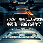 2026年高考随迁子女程序简化:真的变简单了吗?(图2) 2026年高考随迁子女程序简化:真的变简单了吗?(图2)