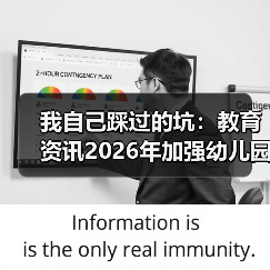 我自己踩过的坑:教育资讯2026年加强幼儿园小学化专项治理工作(图1) 我自己踩过的坑:教育资讯2026年加强幼儿园小学化专项治理工作(图1)