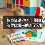 教育资讯2026：职业技能等级证书纳入学分银行，错过你就亏大了（图4）