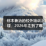 标本兼治的校外培训治理,2026年走到了哪一步(图2) 标本兼治的校外培训治理,2026年走到了哪一步(图2)