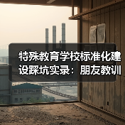 特殊教育学校标准化建设踩坑实录:朋友教训值得借鉴(图4) 特殊教育学校标准化建设踩坑实录:朋友教训值得借鉴(图4)