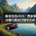 教育资讯2026:国家学分银行真能打破学历迷信?(图2) 教育资讯2026:国家学分银行真能打破学历迷信?(图2)