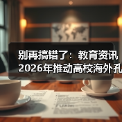 别再搞错了:教育资讯2026年推动高校海外孔子学院高质量发展的三个真相(图1) 别再搞错了:教育资讯2026年推动高校海外孔子学院高质量发展的三个真相(图1)